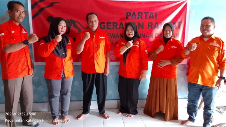 DPW Gerakan Rakyat Kalteng Jemput Bola di Katingan, Percepat Kelengkapan Berkas dan Konsolidasi Partai